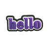 Hello (Purple)